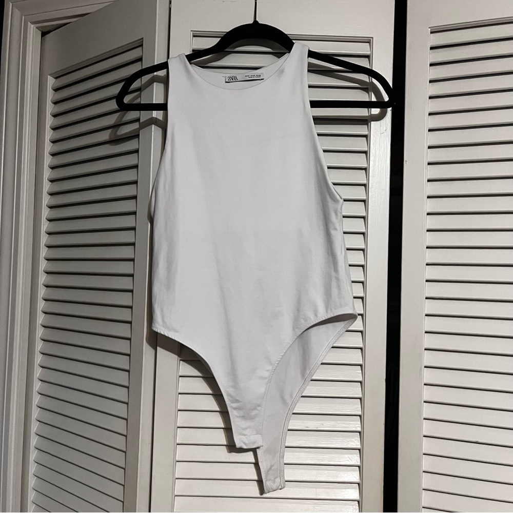 White Zara Bodysuit